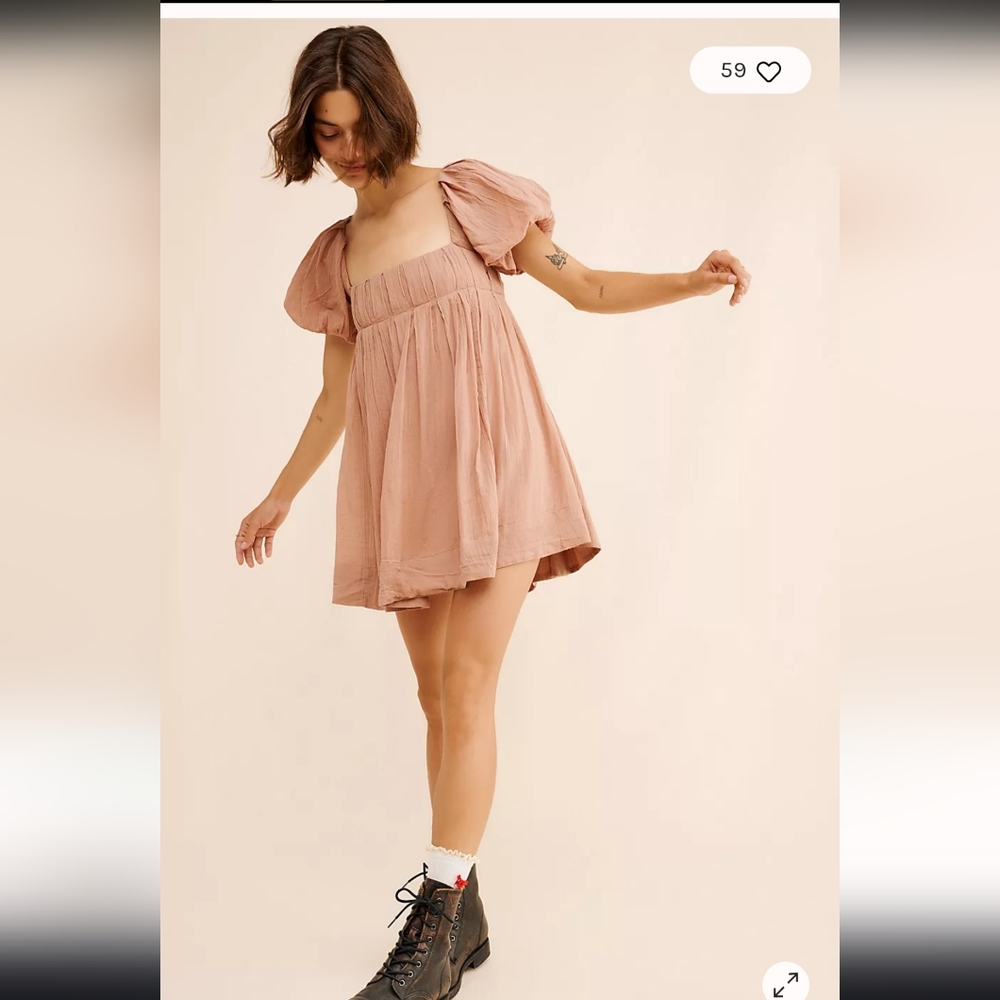 FP Movement by Free People Pink Backless Dress Size Xs